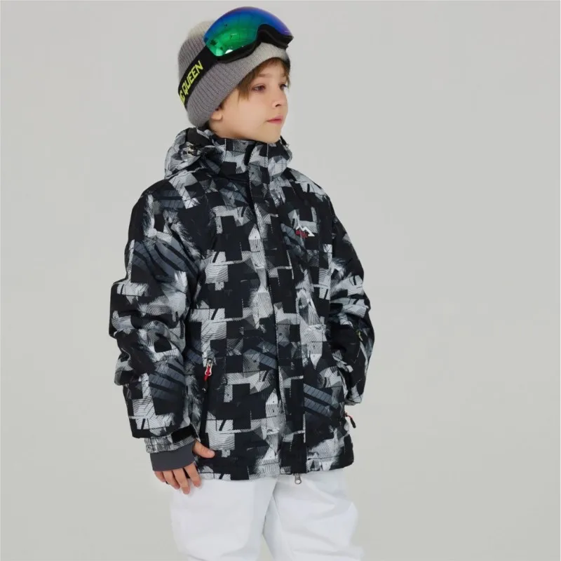 детский лыжный костюм Children Boys Girl Kids Snowboard Ski Suit Waterproof Outdoor Sports Jacket Pants Snowsuit