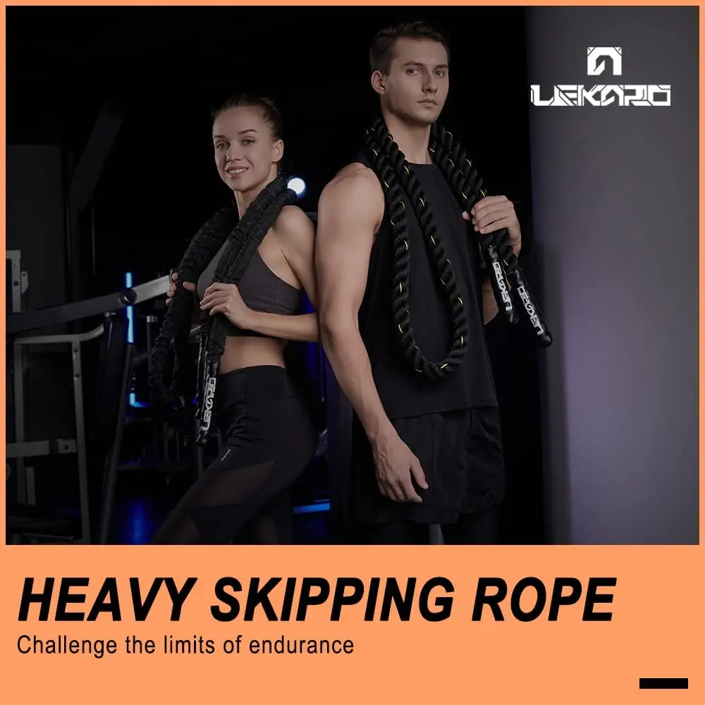 25 mm*3 M Weighted Jump Rope For Fitness Heavy Jump Rope 10ft Women Men Workout Battle Ropes Fitness Training Skipping jump rope