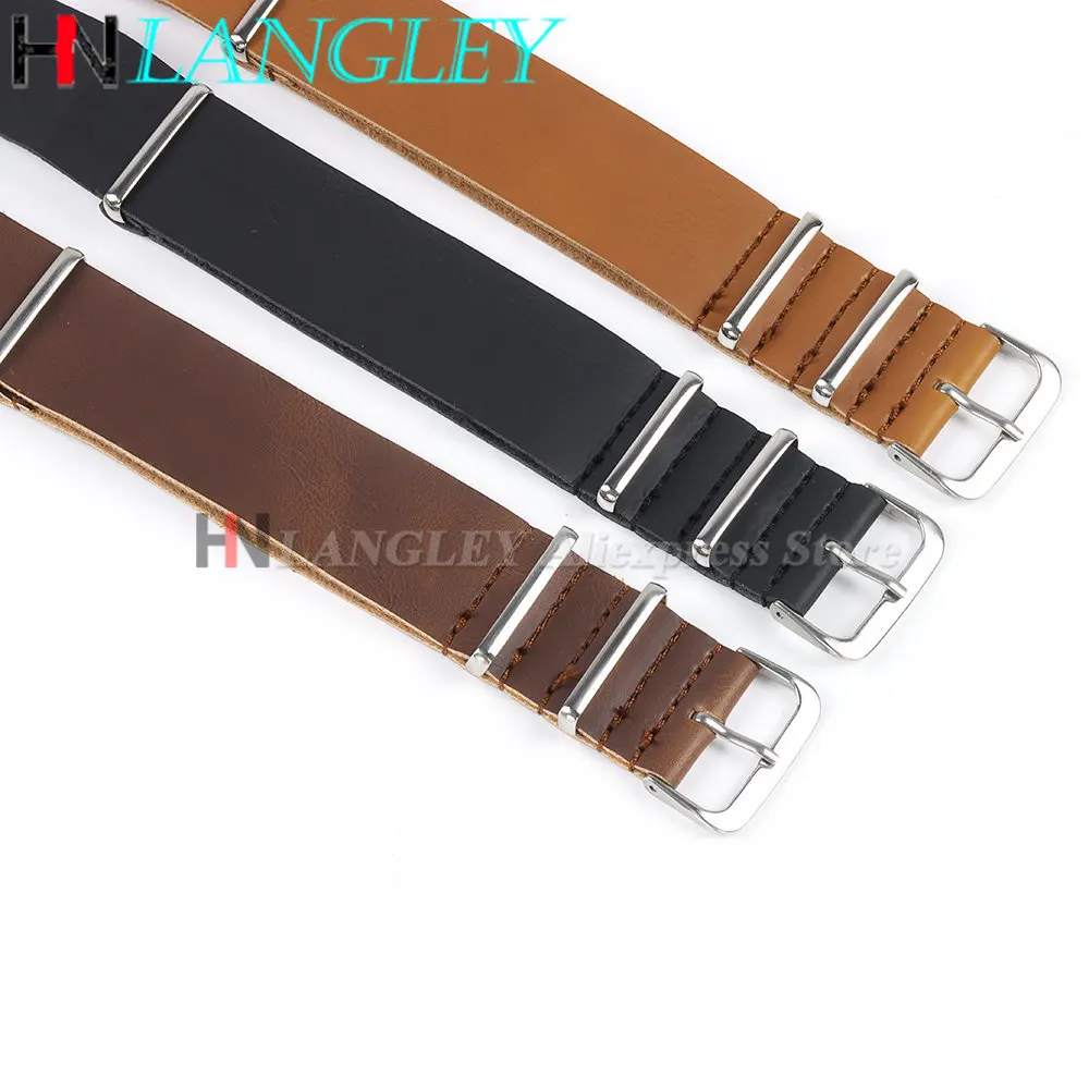 Luxurious Ultra-Thin PU Leather Watch Band Strap - Elegant Single Layer Bracelet