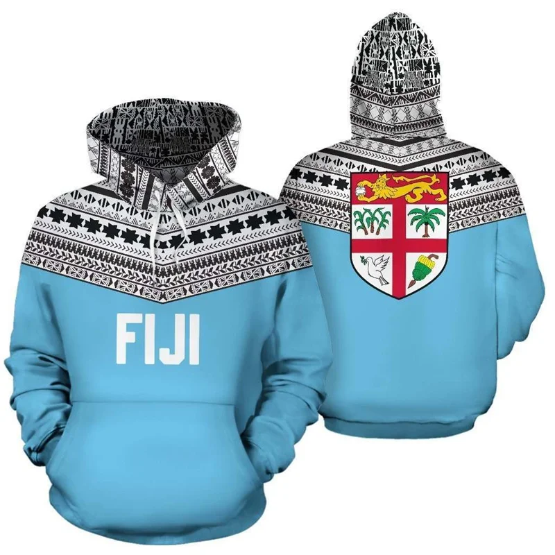 thumbnail image 1 of Sudadera con capucha con la bandera activa de Fiji 2024, nueva sudadera con capucha con estampado 3D de escudo de armas para hombre, sudadera deportiva para niños, jersey de calle para mujer, ropa Y2k, 1 of 4
