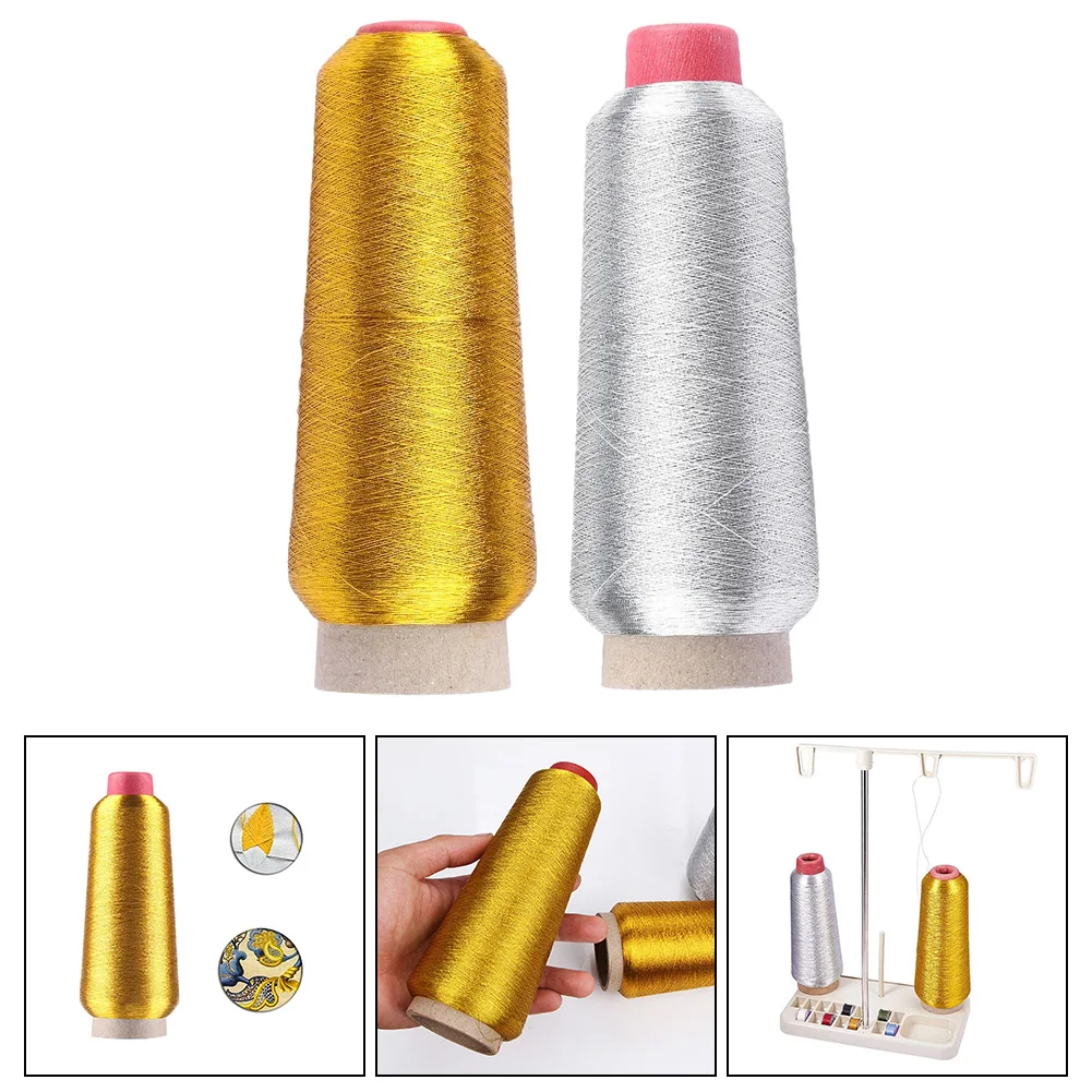 3500M Manual Bright Silk Gold Thread Silver Thread Computer Embroidery