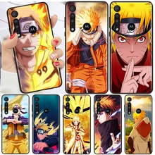 

Fashion Naruto Cool For Motorola Moto G9 G8 E7 G Stylus Power Lite One Macro Hyper Fusion Edge Plus Black TPU Phone Case