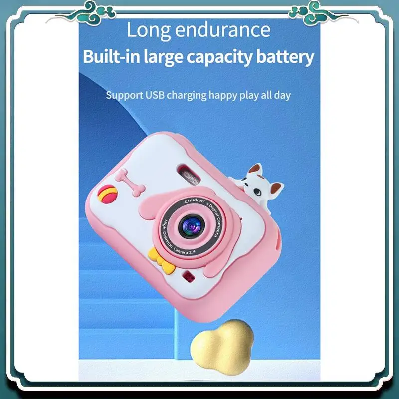 A8S HD Dual Lens 4000W Pixel 5472X4104PX Photo Resolution Without Memory Card Children's Camera,Brown Easy To Use
