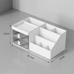 Multi - Functional Pen Organizer with Drawers for Desk and Office Storage (Large White)