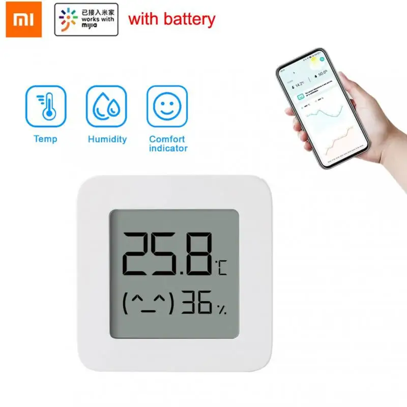 Xiaomi Mijia Thermometer 2 Bluetooth Smart Hygrometer Wireless Electric