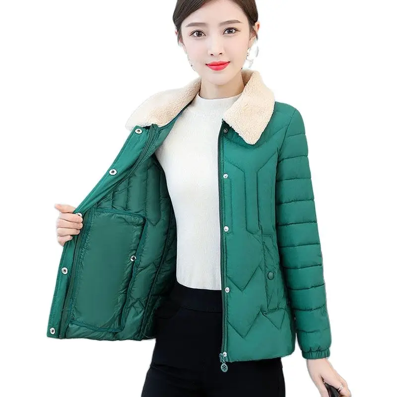 

Fashion Women's 2023 Winter New Style Western Thin And Light Short Style Pie Overcome Women's Jacke
