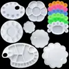 Children's Gift Pigment Tray Alternatives Paint Supply Round Palette Art Paint Tray Plastic Palette Watercolor 4