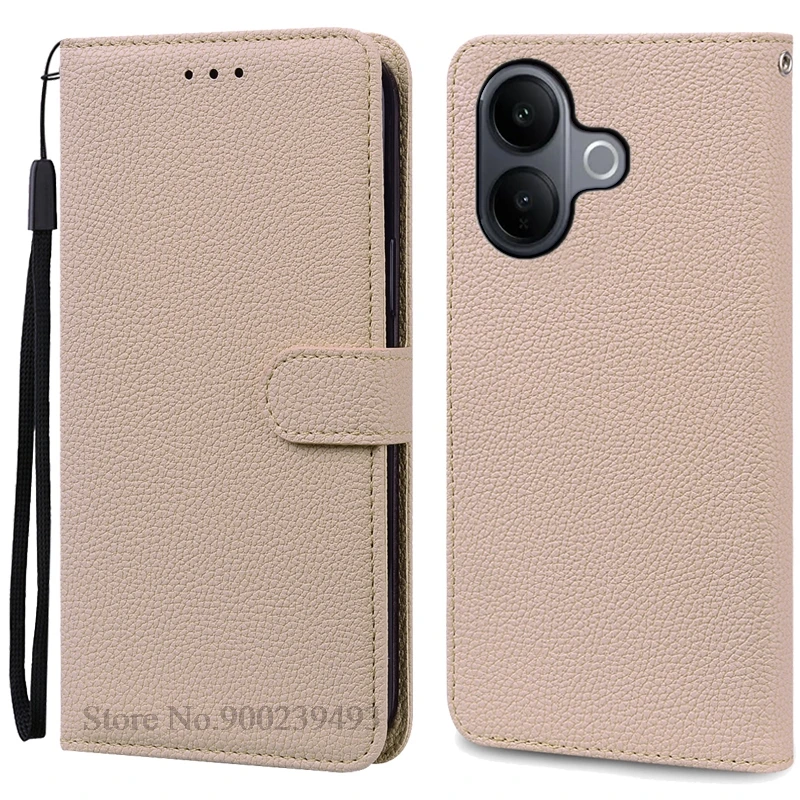 Premium Wallet Flip Leather Cover for Vivo V60 Lite 5G - Stylish Book Coque s Shell