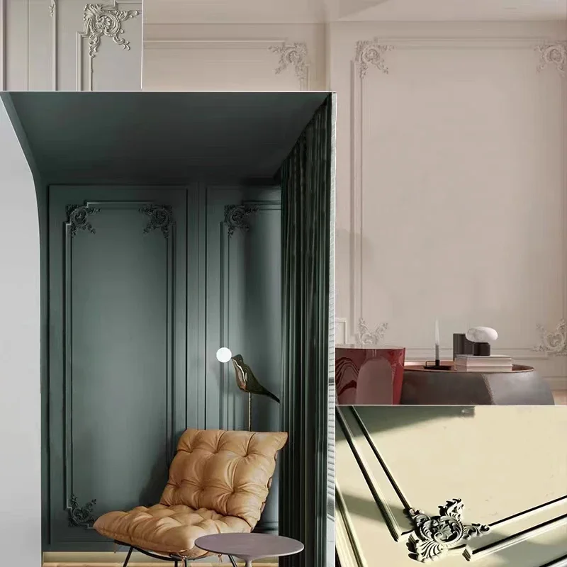 5 Appliques Murales En Bois - Déco Angle Meuble Armoire - DIY Artisanat - Taille Variable