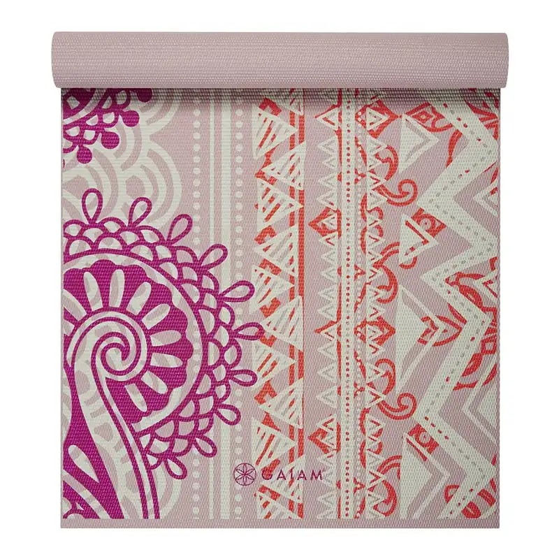 

Classic Print Yoga Mat, Bohemian Rose, 4mm