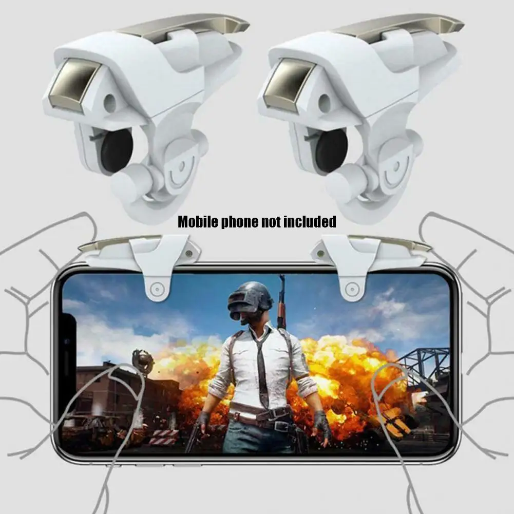 화려한 컬러의 e스포츠 게임 컨트롤러, 새로운 PUBG 게임 트리거, 민감한 버튼, 모바일 슈팅 보조, 미끄럼 방지, 지연 없음, 고성능