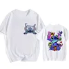 Hip Hop Shirt EU Size Unisex Disney Lilo Stitch Cartoon T Shirt Stitch Cute Manga T-shirt Y2k Graphic Tshirt Top Tees Clothes 5