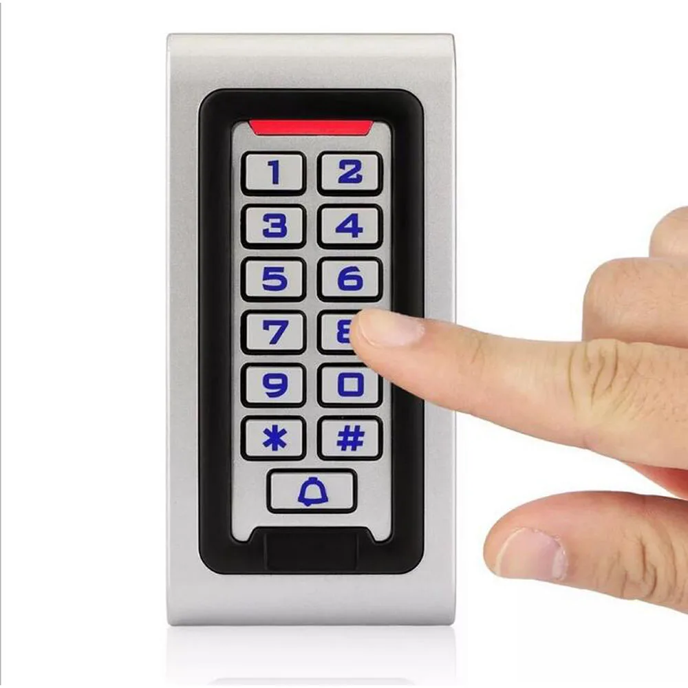 125Khz RFID Keyboard Metal Access Control Keypad Door Opener Electric Lock Syste