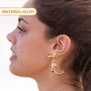 2024 New Metal Cowboy Earrings Boot Hat Pendant For Women Fashion Holiday Party Pink Jewelry Ear Accessory Gifts Wholesale Decor 6