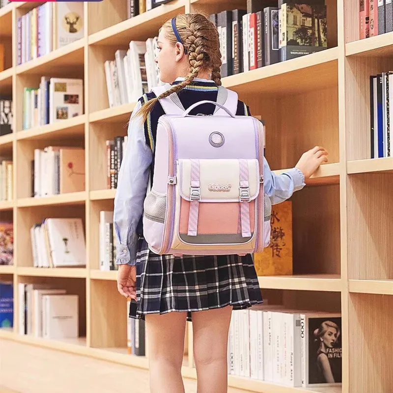 Sun Eeight School Bags For Boys Girls Grade 1-5 Primary Student Shoulder Orthopedic Backpack Large Capacity Kids Gifts Mochilas