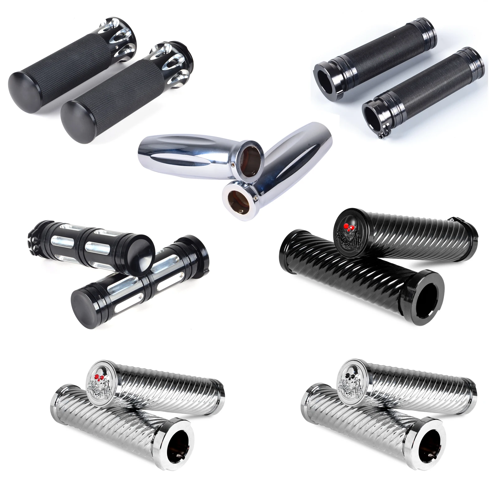 

Универсальные мотоциклетные ручки GoldFire, 1 дюйм, 25 мм, рукоятка дроссельной заслонки с ЧПУ для Harley, Honda, Yamaha, Suzuki, Kawasaki