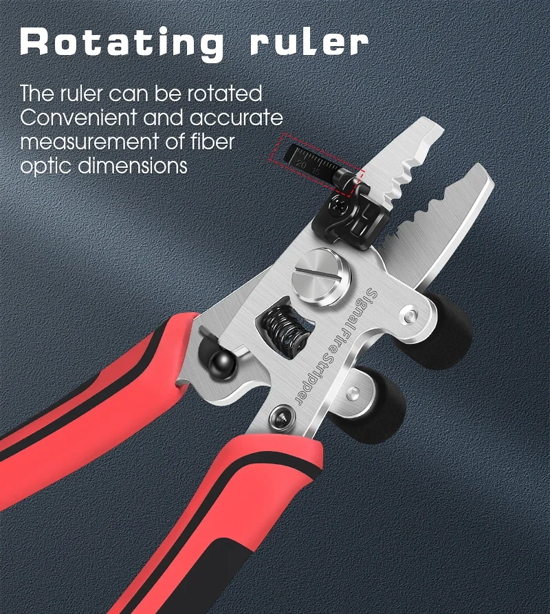 Signal Fire ZSQ-09 9 in 1 Optical Fiber Stripper Optic Fiber