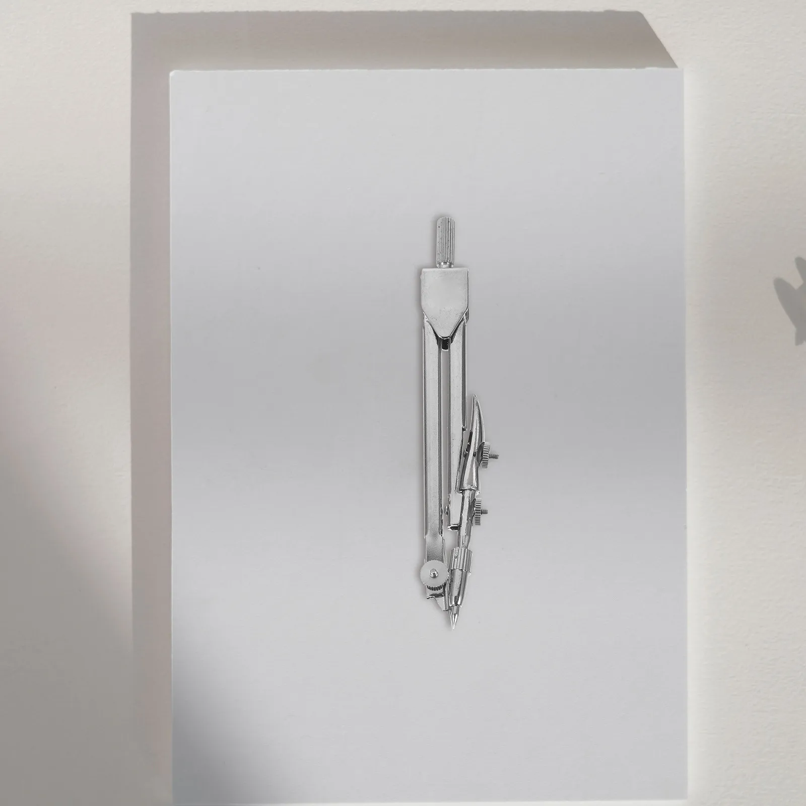 2개입 헤비듀티 스틸 가죽 공예용 컴퍼스, 컴팩트 반경 정밀 보우 디바이더 도구 (가구 제작, 바느질, 수공예용)