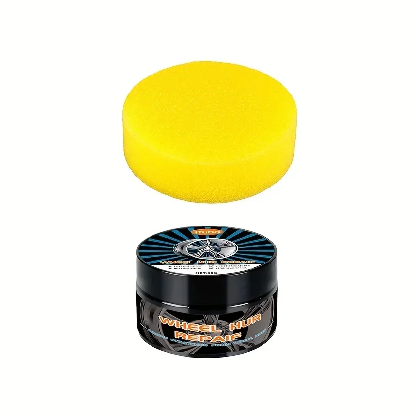 Wheel Hub Scratch Repair & Polishing Paste-Oxidation, Scratch & Swirl Remover Enhances Shine, Protects Hubs-Easy Application