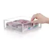 Napkin Holder Stylish Acrylic Napkin Holder for Kitchen Dining Table See-through Tissue Dispenser for Bathroom Table Organizer 5