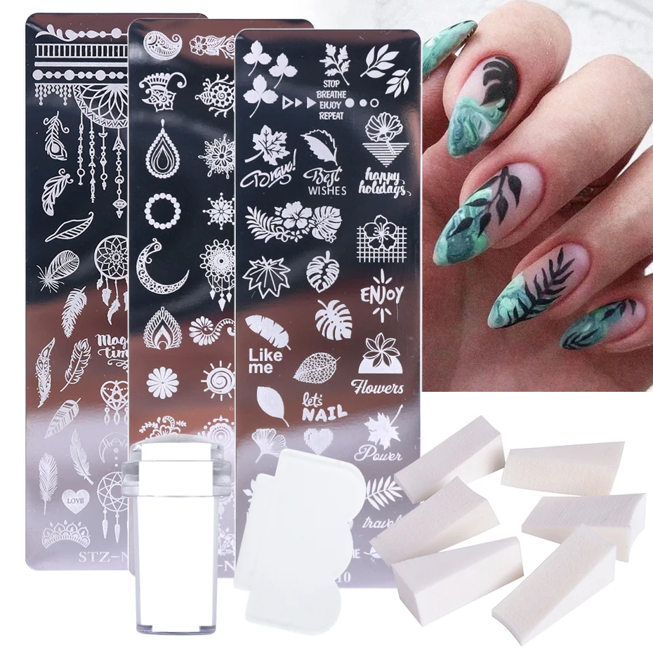 How to do nail stamping nail art