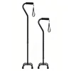Adjustable Quad Cane Walking Stick for Seniors Adults Aluminum Walking Cane with 4-Pronged Base for Extra Balance & Stability 1