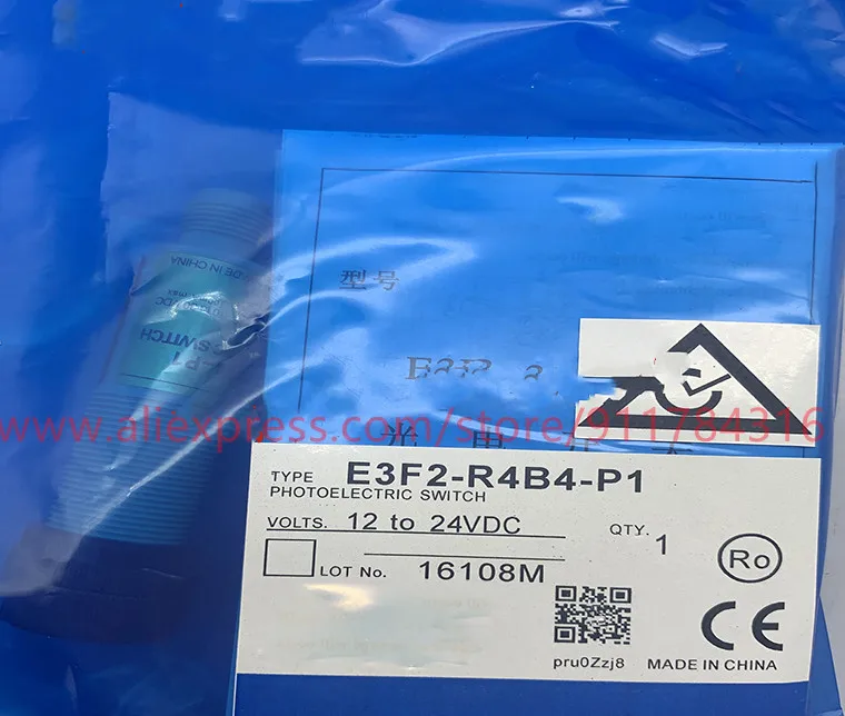 2PCS New High quality Induction Switch E3F2-R4B4F-P1 E3F2-R4C4-M E3F2 ...
