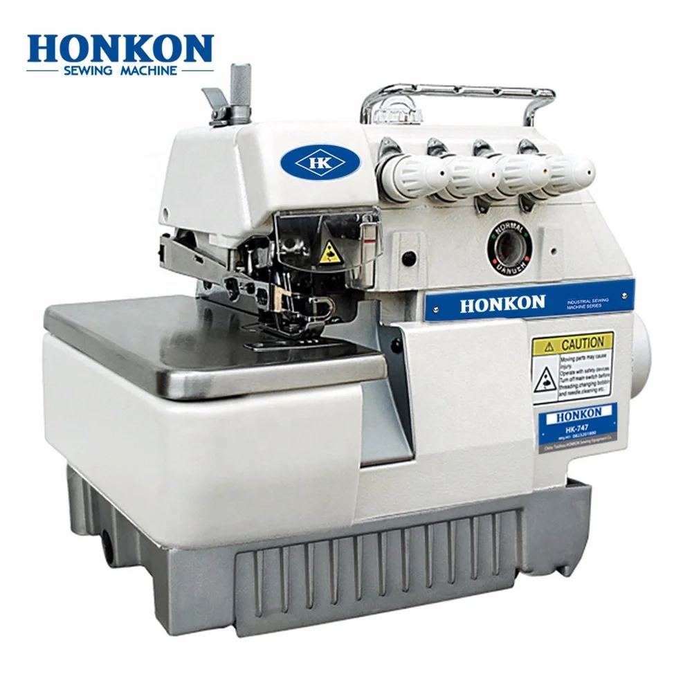 High Quality Super High Speed Portable HK-737/747/757 Overlock Sewing Machine Used for Industrial Sewing Single Needle