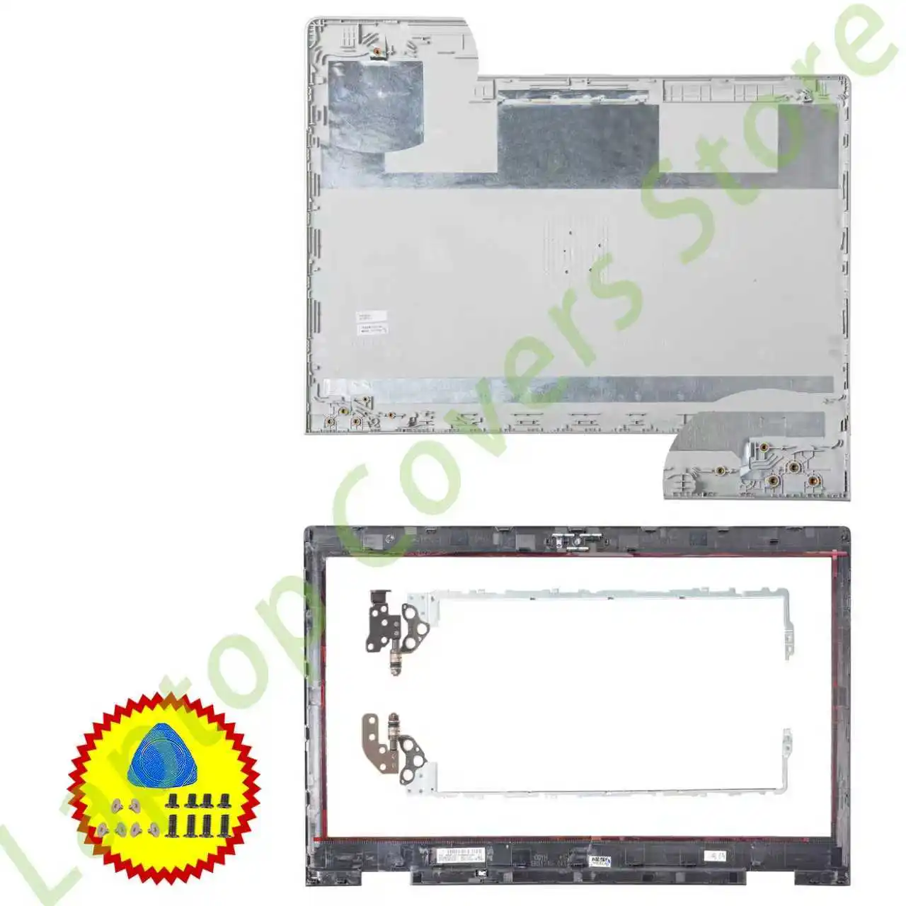 프로북 650 G4 G5 655 G4 655 G5 LCD 후면 덮개 뚜껑 후면 상단 전면 베젤 케이스 경첩 교체 실버 L09575 L09579 새 커버