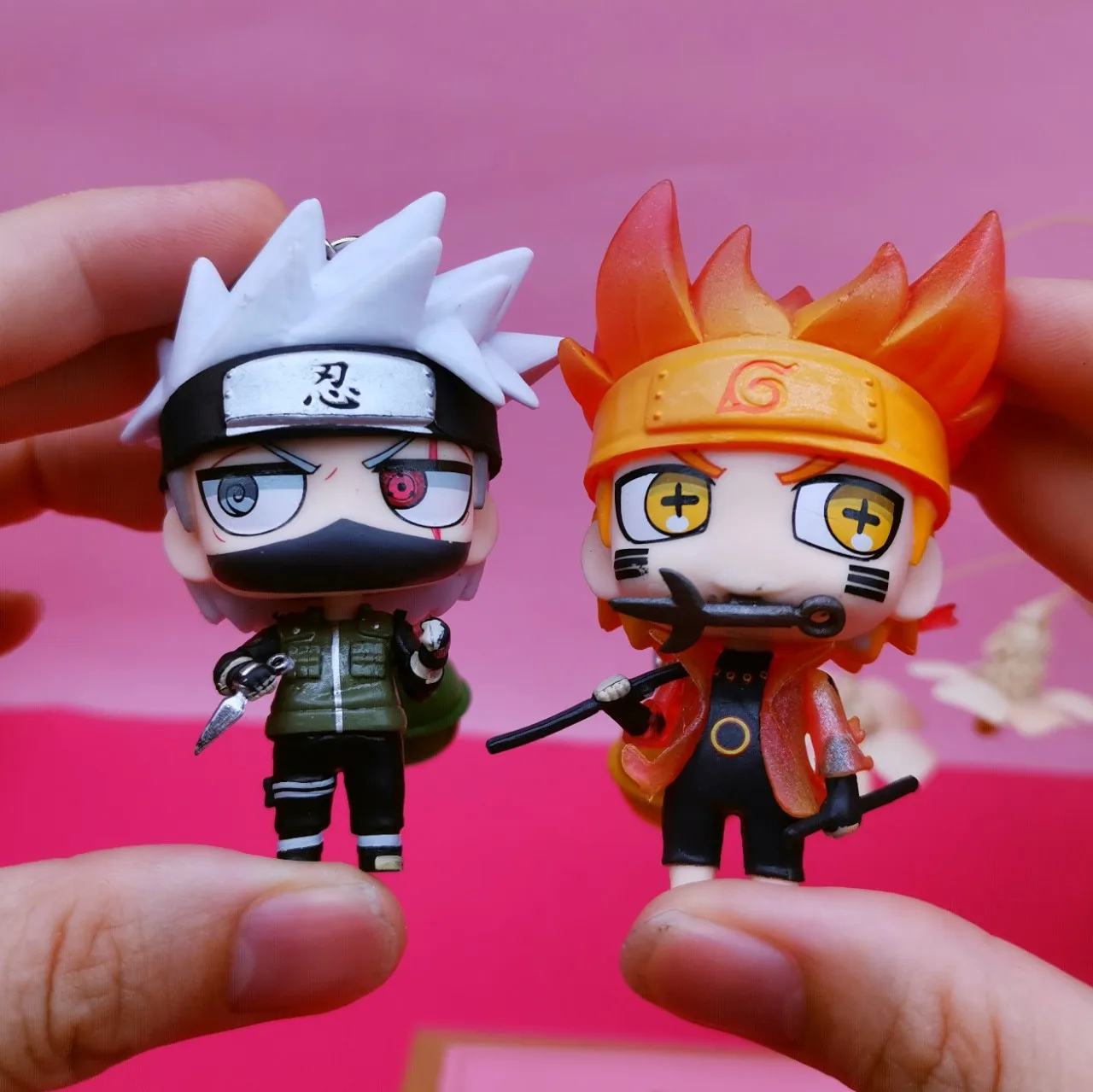 Anime Naruto Ação Figuras dos desenhos animados Chaveiros Uzumaki Naruto  Sasuke Kakashi Pingente Chave Saco Pingente Boneca Chaveiro - AliExpress