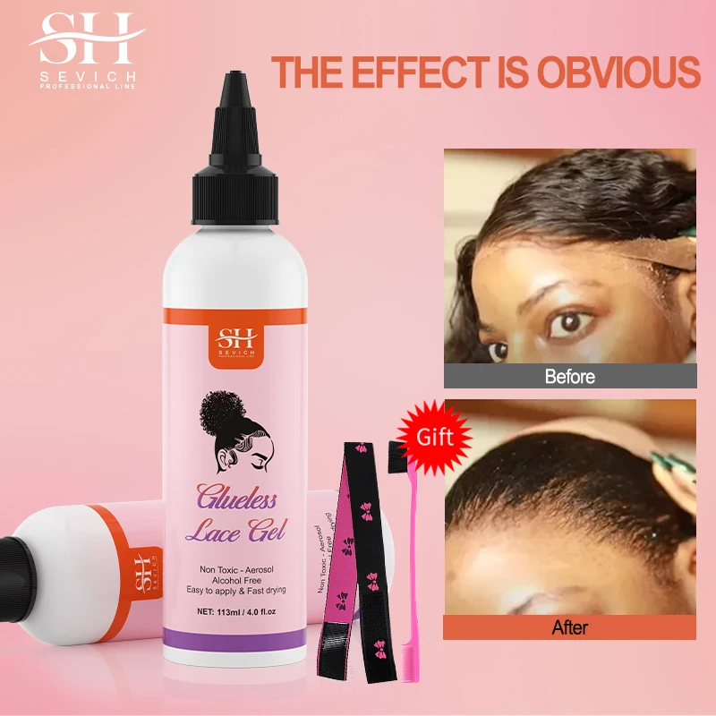 Liquid Lace Glue Glueless Lace Gel Temporary Hold Clear Wig Adhesive
