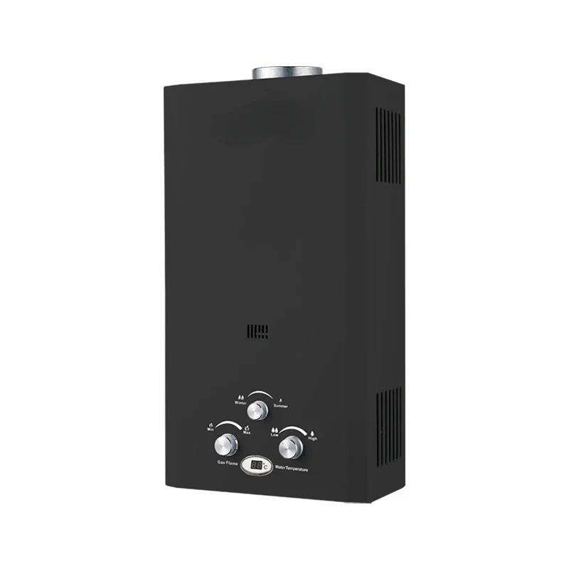 LPG Propane Gas Tankless Water Heater 8/10/12/16/18L Instant Hot Water Heater Boiler For Outdoor Camping With Shower Head Kit