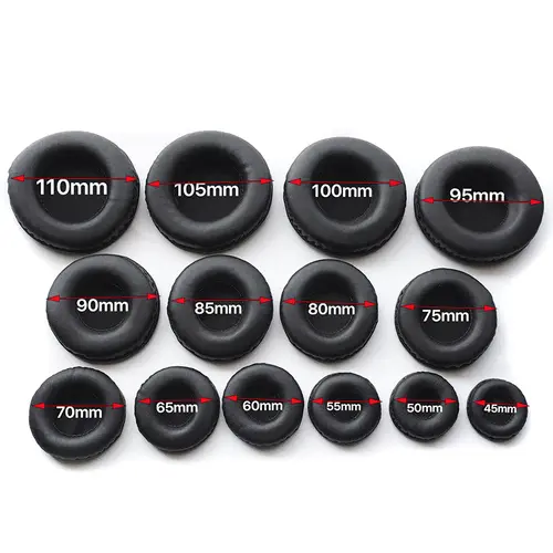 Ear Pads For Headphones Covers Sponge Leather Foam Cushion 40mm 50mm 55mm 60mm 65mm 70mm 75mm 80mm 85mm 90 95 100 105mm 110mm - Image 2