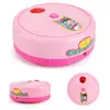 Sweeping Robot Dollhouse Electric Music Cleaning Machine Vacuum Cleaner Sweeping Robot Toy Children Gift Pretend Play Toy 3
