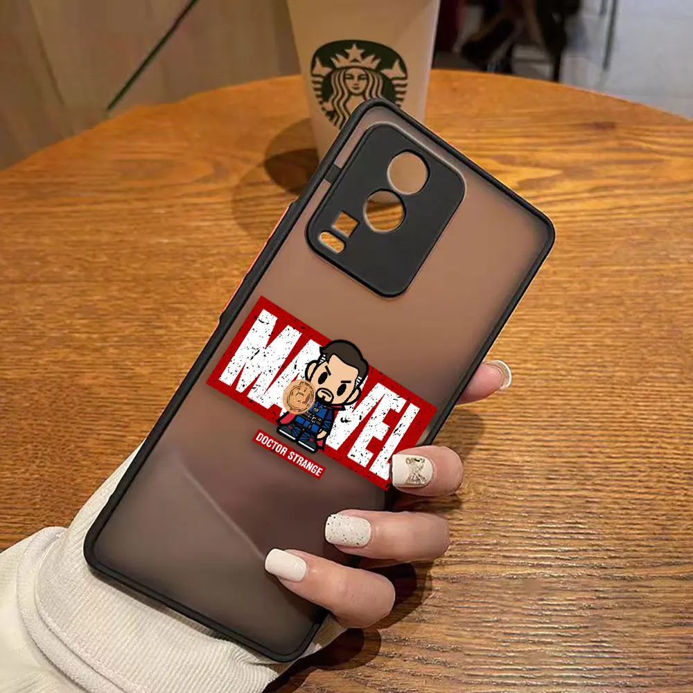 thumbnail image 1 of Funda mate para VIVO X90 X80 X70 5G X60 X50 X30 IQOO NEO 3 5 PRO PLUS X27 X23 X20 Funda el guapo Marvel Avengers dibujos animados, 1 of 5