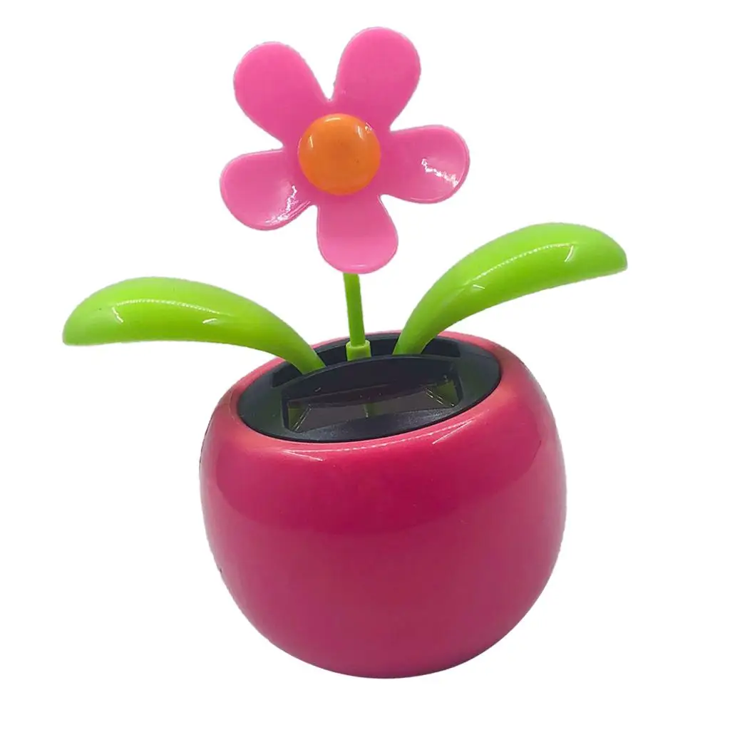 태양열 발전 플립 플랩 춤추는 꽃 장난감, 자동차 대시 보드 장식, 자동 춤추는 꽃 장난감, 아이 선물