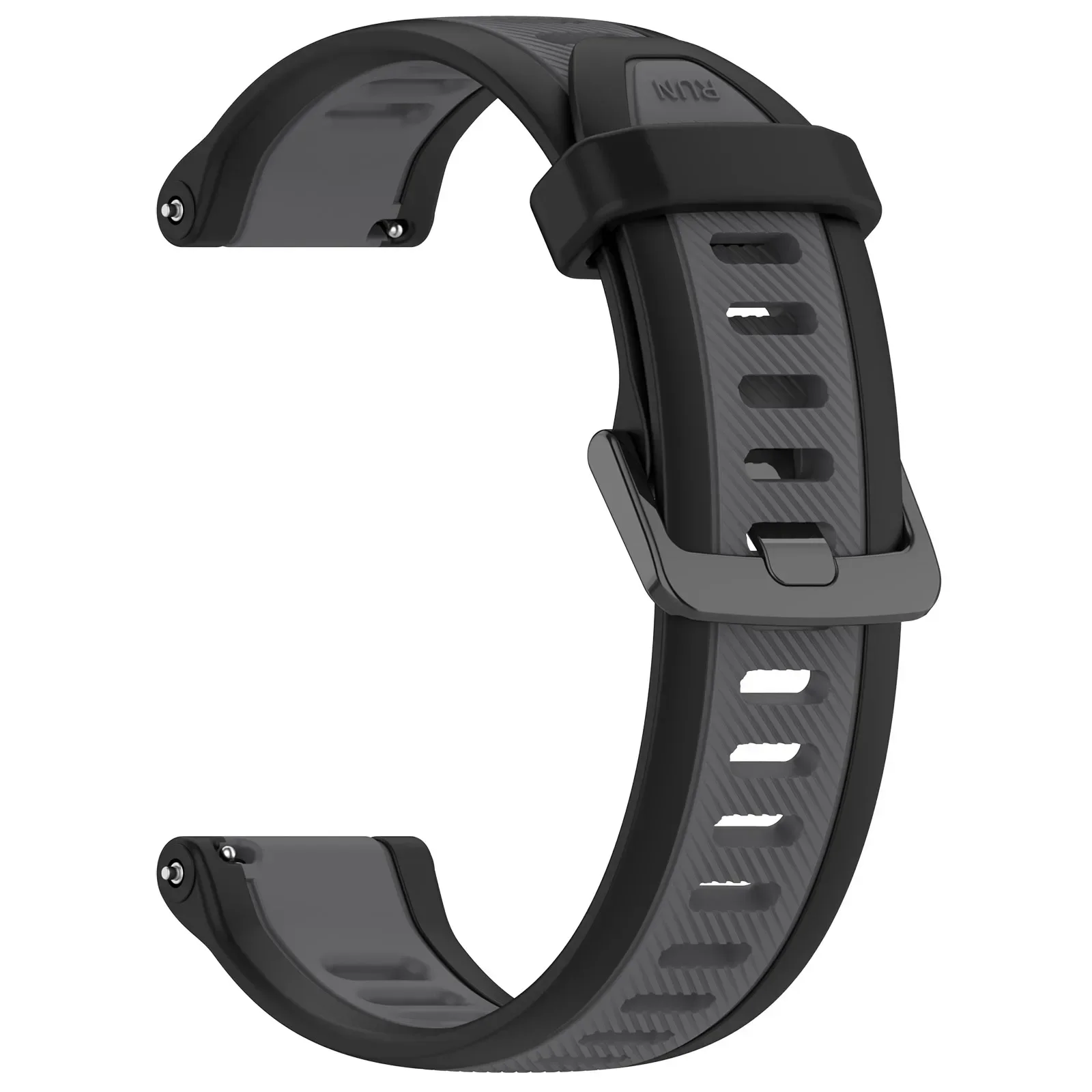 Sports Silicone Strap with 2-in-1 Protective Cover Case