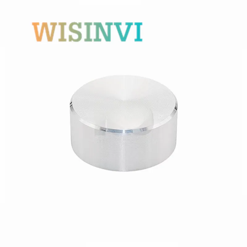2 Stück 40×17MM Aluminiumlegierung Drehknopfkappen, Halbachsen-Potentiometerknopf, Verstärker-Lautstärkeregler, D-förmiges Innenloch 6MM – Detail 7