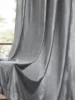1PC Grey Italian Velvet Curtains 1