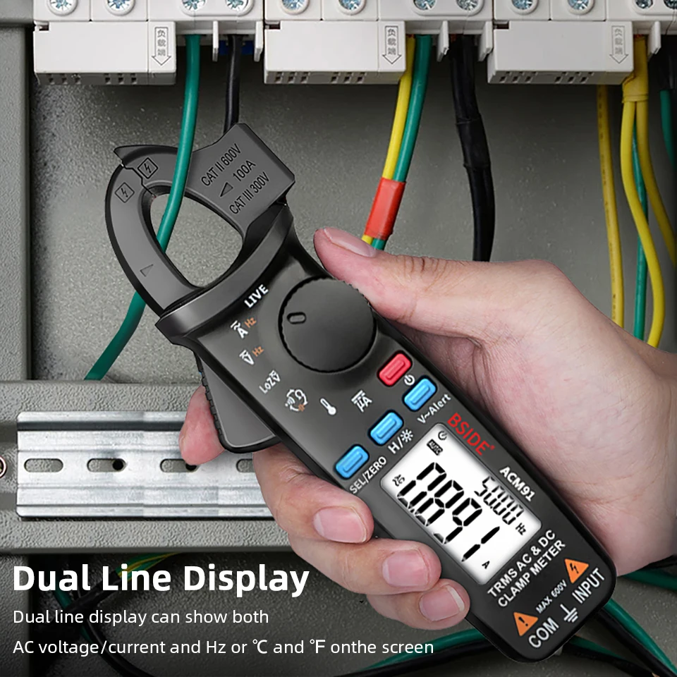 Digital Clamp Meter Multimeter ACM91
