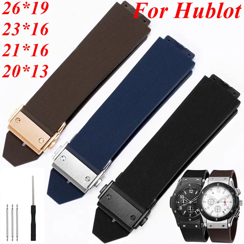 Universal Rubber Silicone Watch Strap for Hublot Big Bang Classic Fusion - Dive Band for Men and Women
