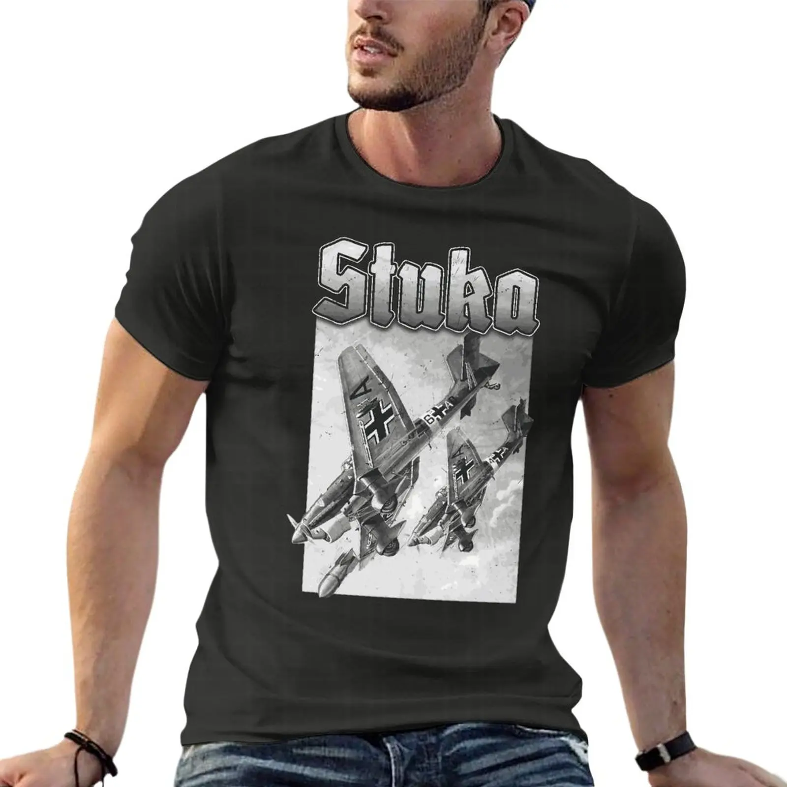 

Ww2 Wehrmacht Luftwaffe Military Oversize T Shirts Funny Men Clothes Short Sleeve Streetwear Big Size Tops Tee