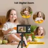 Caméra numérique pour vlogs 1080p rechargeable