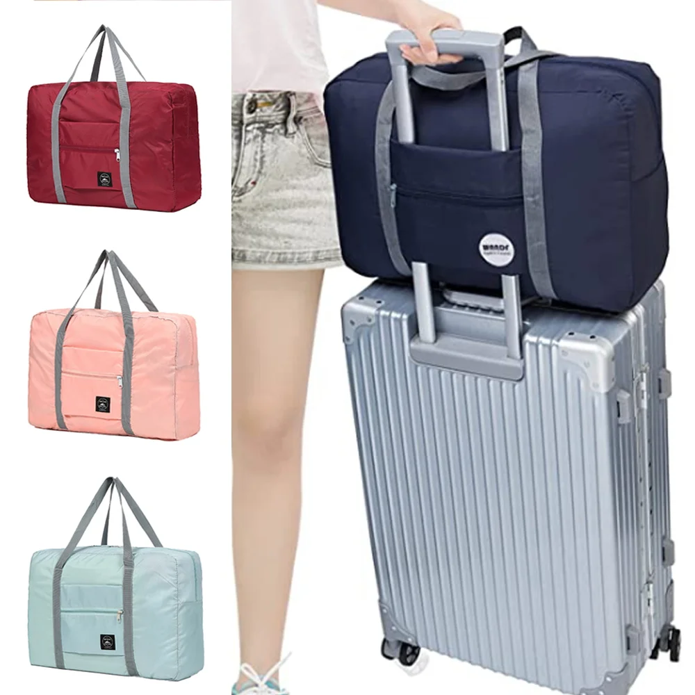 Foldable Travel Bags Organizer Men Luggage Unisex Clothing Storage Bag Bear Pattern Duffle Bag Women Handbags Tote