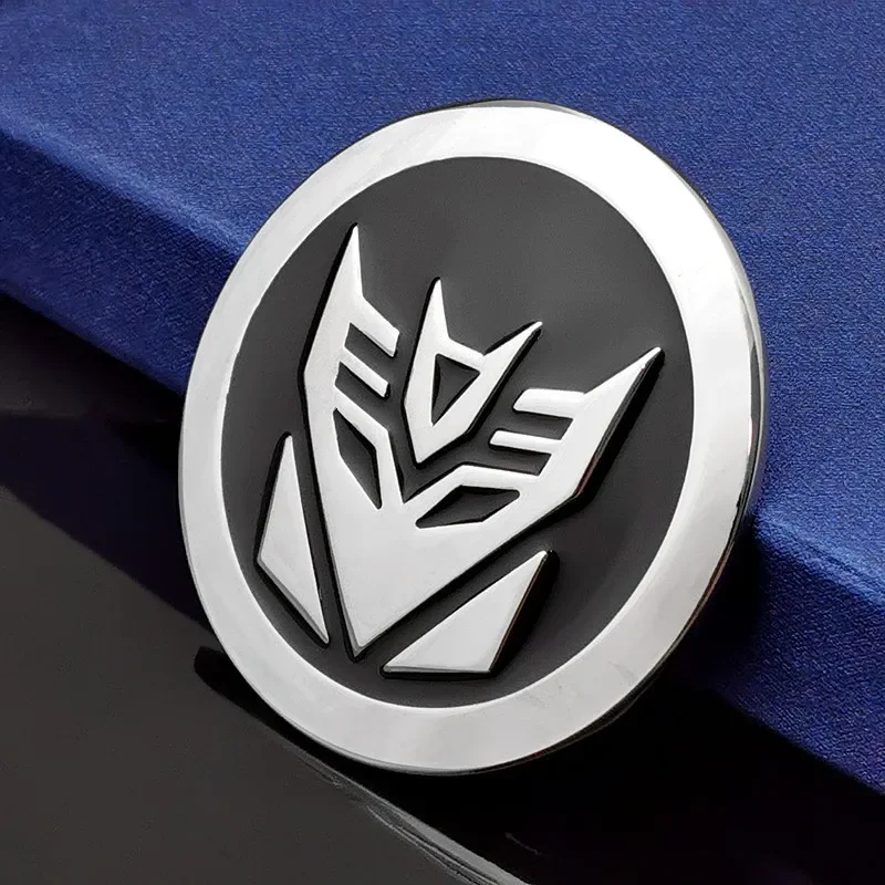 Transformers 3D Car Stickers Decepticon Emblem Tail Badge Emblem Decal Cool Autobots Logo Cars Styling Accessories Auto Sticker