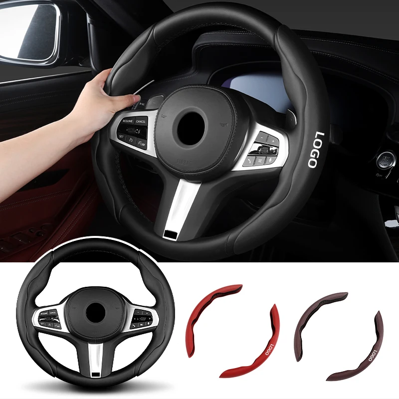 Car Accessories Interior Steering Wheel Cover Universal For BMW E46 GOLF 4  5 AUTO PEUGEOT TESLA Funda Volante Coche Decorate - AliExpress