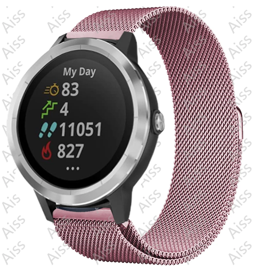 Milanese Loop Smartwatch Wristband Bracelet - 20mm/22mm Strap