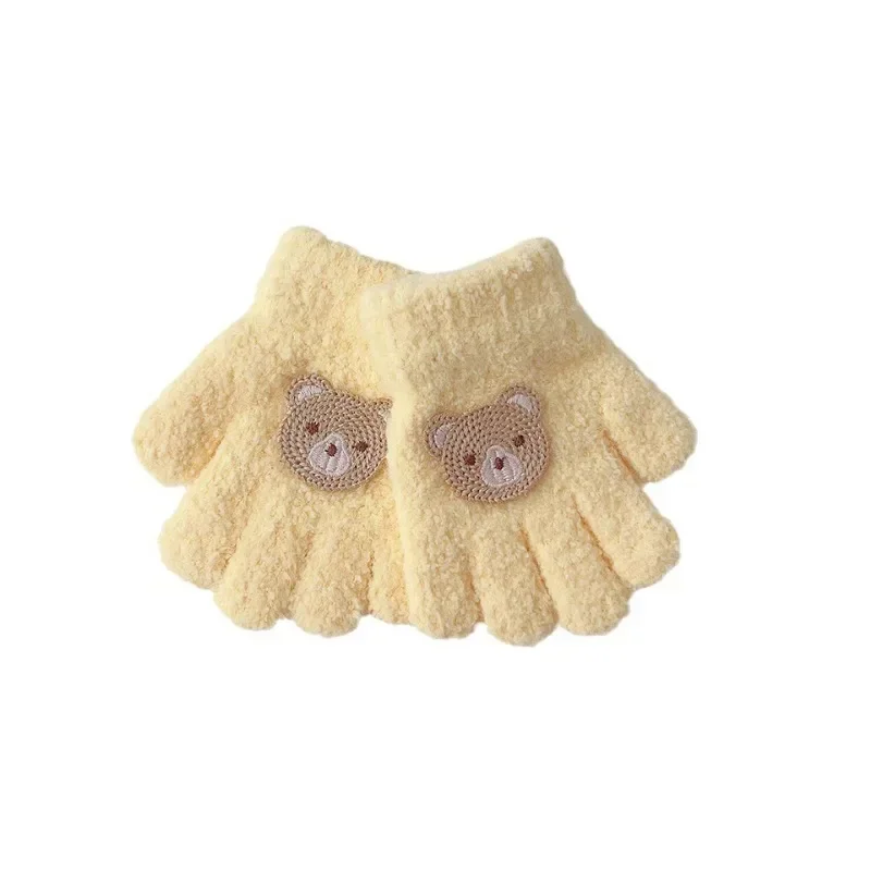 Baby Glove Fashion Cartoon Animal Rabbit Bear Floral Glove for Toddler Boy Girl Autumn Winter Warm Gloves for 1-3 Year Baby