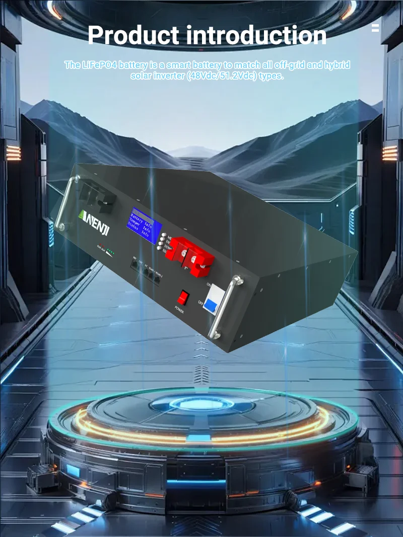 ANENJI 6,2 kW 48V Hybrid-Solarwechselrichter Off-Grid und 51,2V 100AH Rack-Batterie MPPT 120A PV 500VDC Heim-Solarsystem EU auf Lager – Detail 16