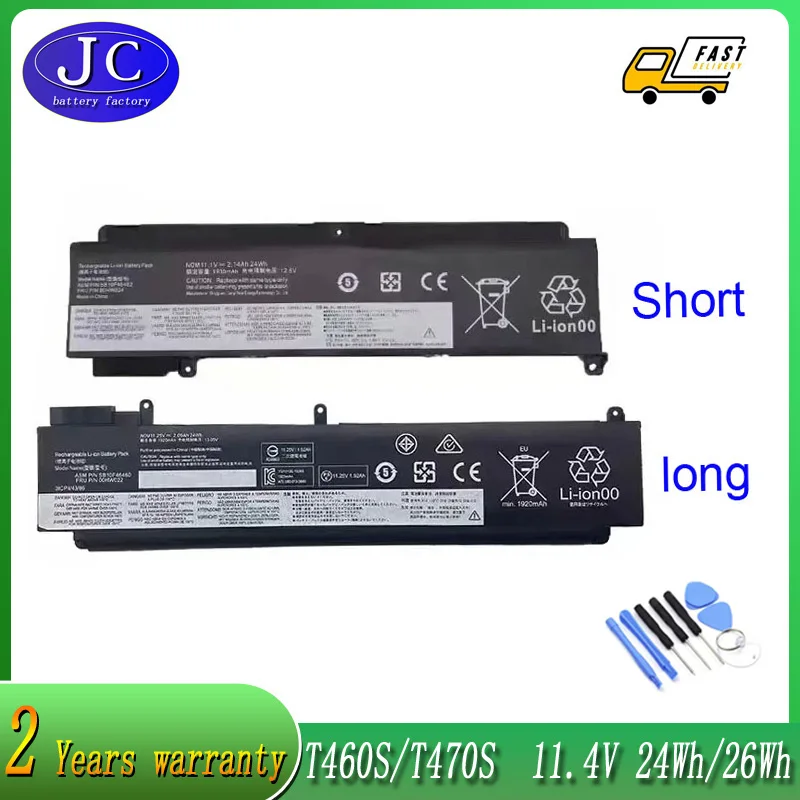 Batteria Per Laptop Jcljf T460S Per Lenovo T470S 00 Hw024 00 Hw025 00 Hw022 01 Av407 01 Av406 00 Hw023 Sb10J79004 Sb10F46463